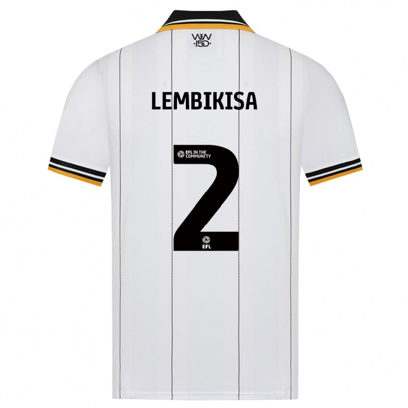 Danxen Kinder Dexter Lembikisa #2 Orange Weiß Schwarz Auswärtstrikot Trikot 2026/27 T-Shirt