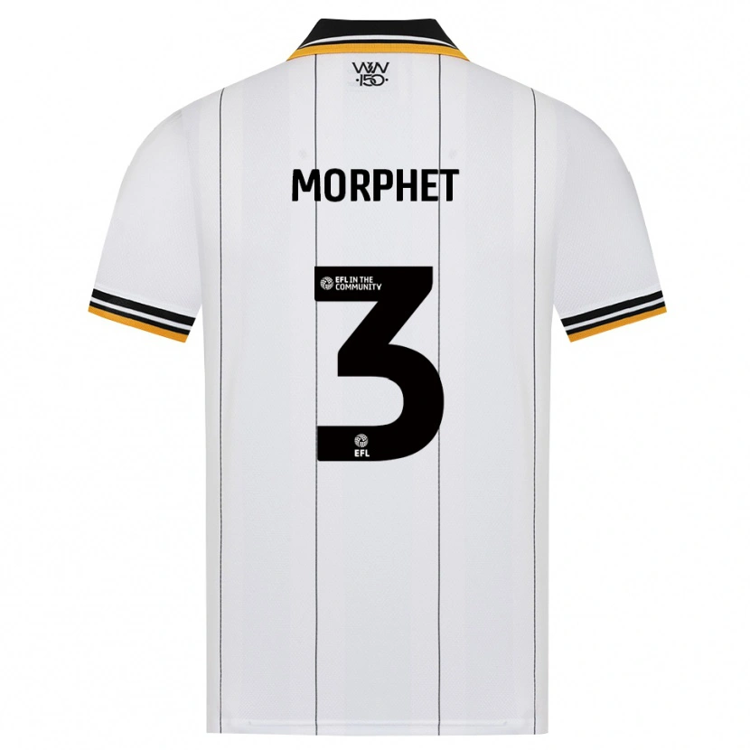Danxen Kinder Anna Morphet #3 Orange Weiß Schwarz Auswärtstrikot Trikot 2026/27 T-Shirt