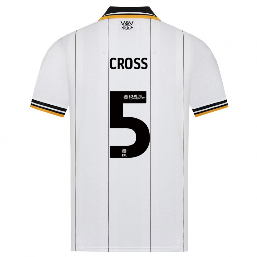 Danxen Kinder Emma Cross #5 Orange Weiß Schwarz Auswärtstrikot Trikot 2026/27 T-Shirt