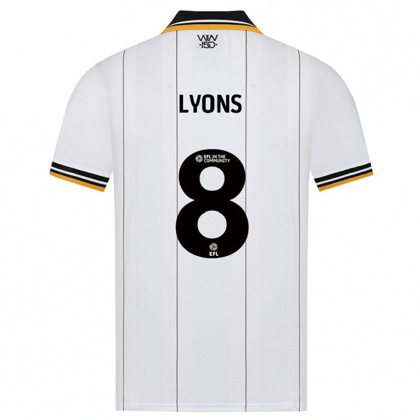 Danxen Kinder Connor Lyons #8 Orange Weiß Schwarz Auswärtstrikot Trikot 2026/27 T-Shirt