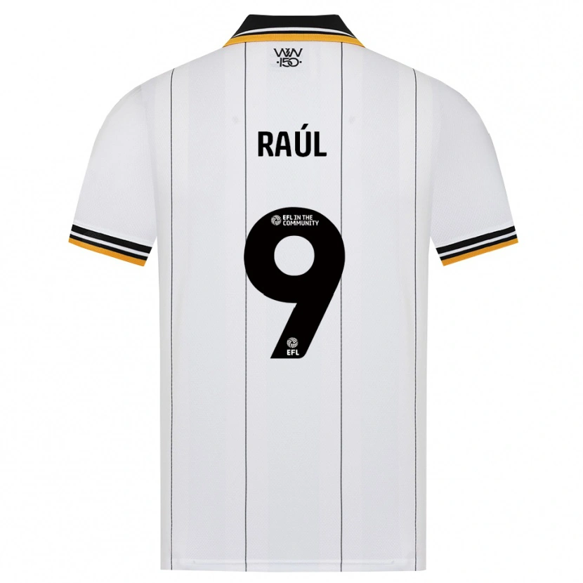 Danxen Kinder Raul Jimenez #9 Orange Weiß Schwarz Auswärtstrikot Trikot 2026/27 T-Shirt