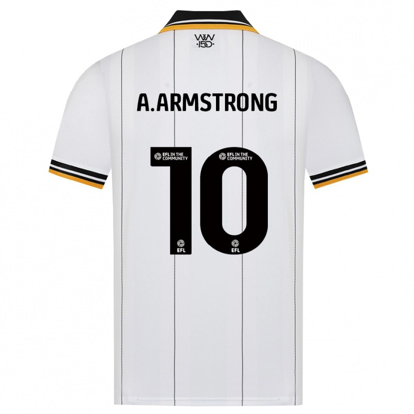 Danxen Kinder Adam Armstrong #10 Orange Weiß Schwarz Auswärtstrikot Trikot 2026/27 T-Shirt