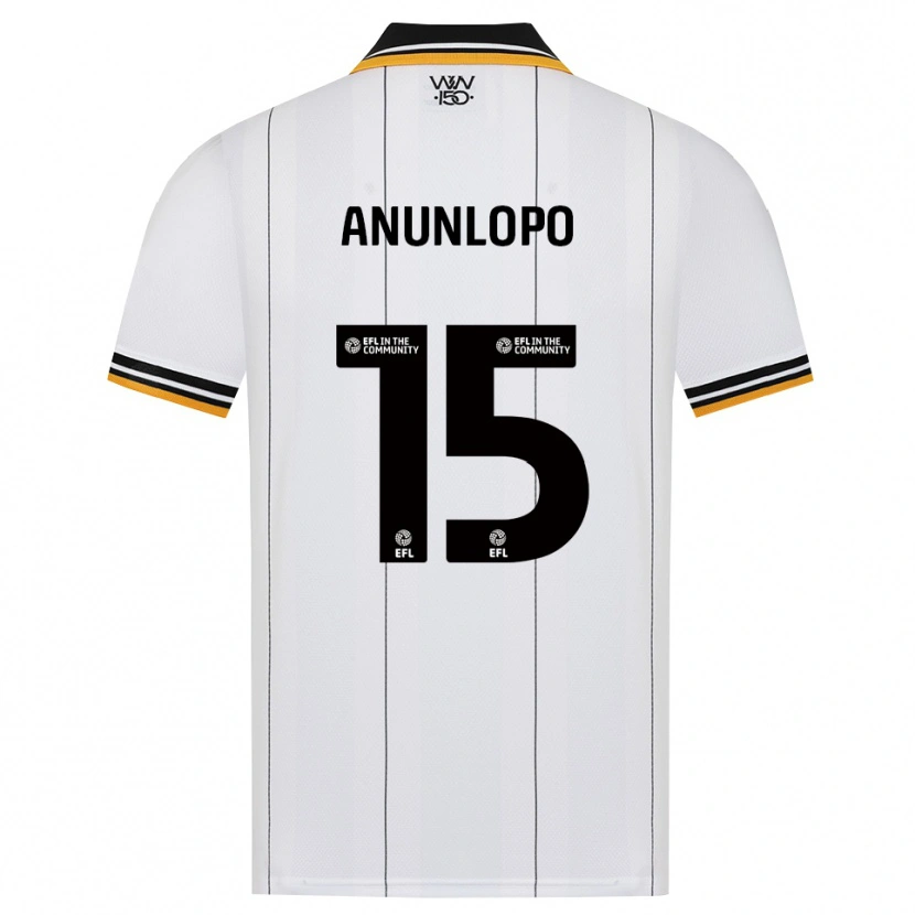 Danxen Kinder Dapo Anunlopo #15 Orange Weiß Schwarz Auswärtstrikot Trikot 2026/27 T-Shirt