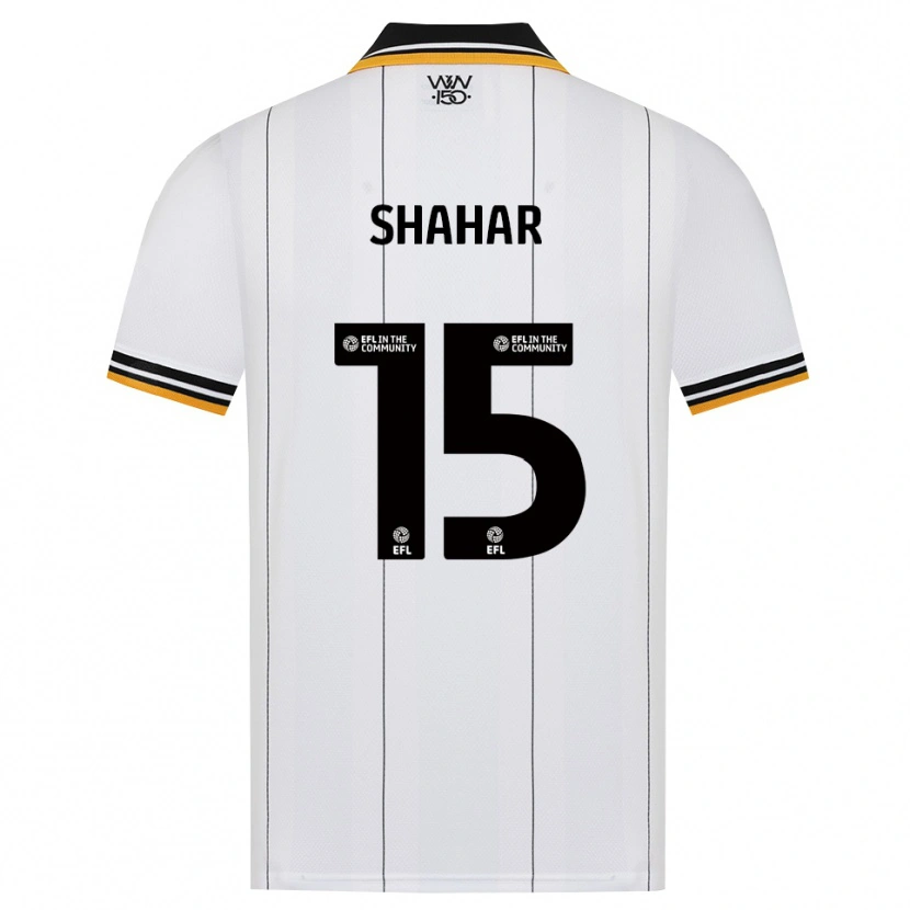 Danxen Kinder Sebastian Shahar #15 Orange Weiß Schwarz Auswärtstrikot Trikot 2026/27 T-Shirt