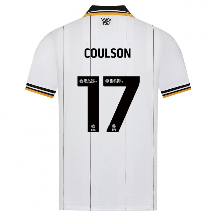 Danxen Kinder Tyler Coulson #17 Orange Weiß Schwarz Auswärtstrikot Trikot 2026/27 T-Shirt