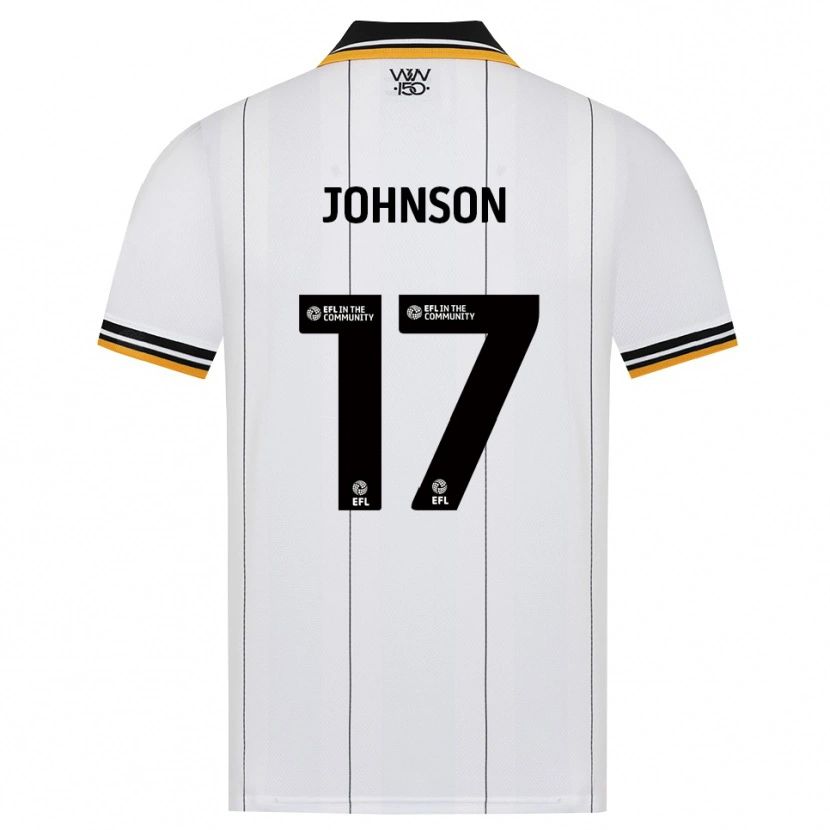 Danxen Kinder Katie Johnson #17 Orange Weiß Schwarz Auswärtstrikot Trikot 2026/27 T-Shirt