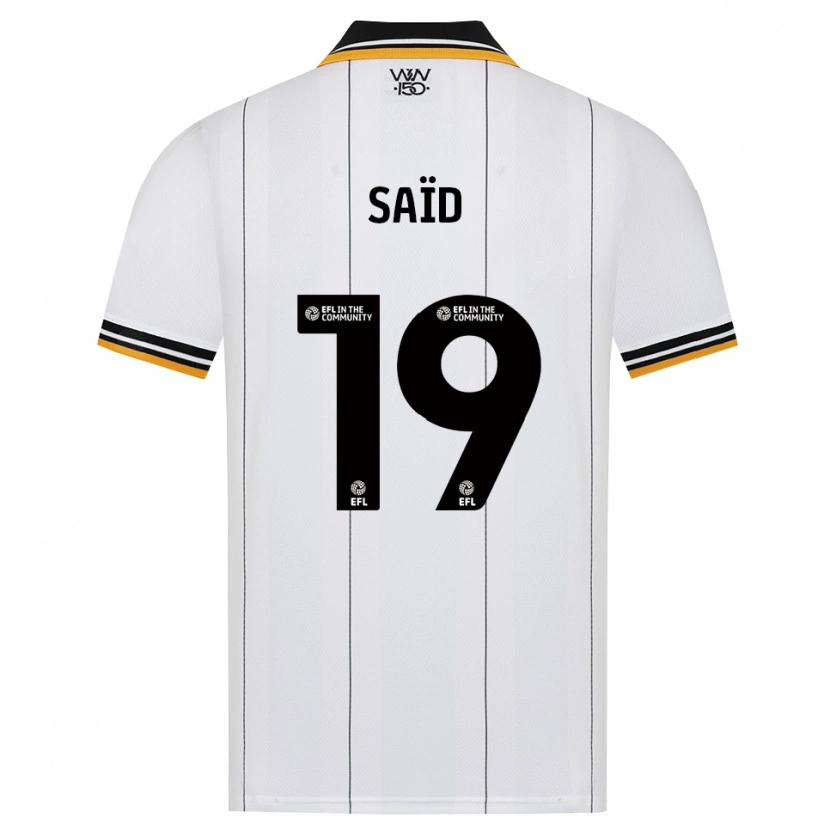 Danxen Kinder Rafiki Saïd #19 Orange Weiß Schwarz Auswärtstrikot Trikot 2026/27 T-Shirt