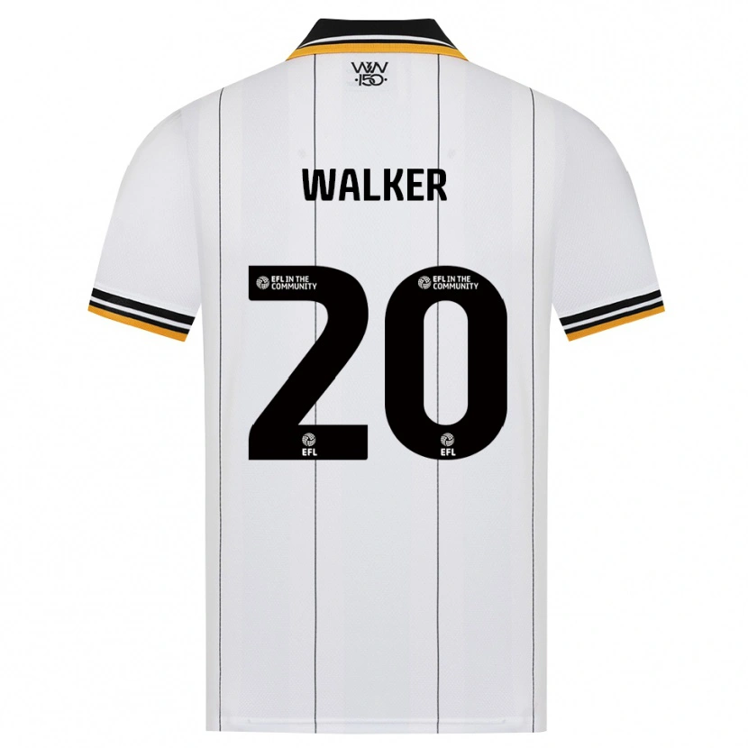 Danxen Kinder Lowri Walker #20 Orange Weiß Schwarz Auswärtstrikot Trikot 2026/27 T-Shirt