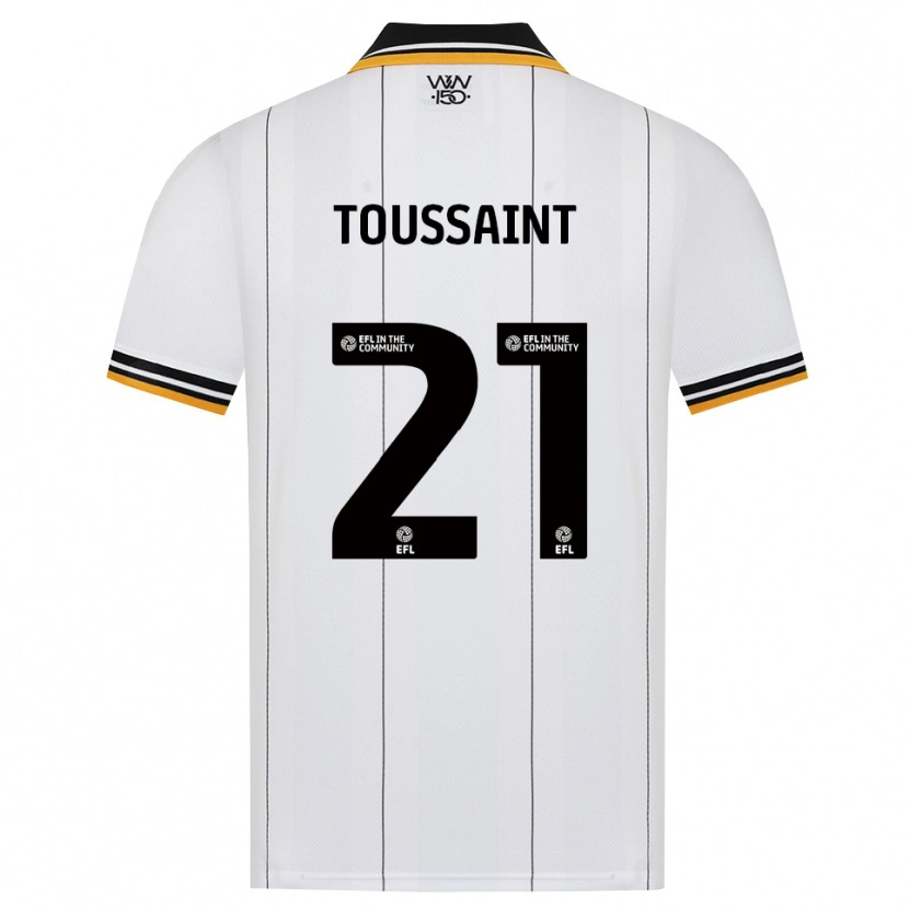 Danxen Kinder Destiney Toussaint #21 Orange Weiß Schwarz Auswärtstrikot Trikot 2026/27 T-Shirt