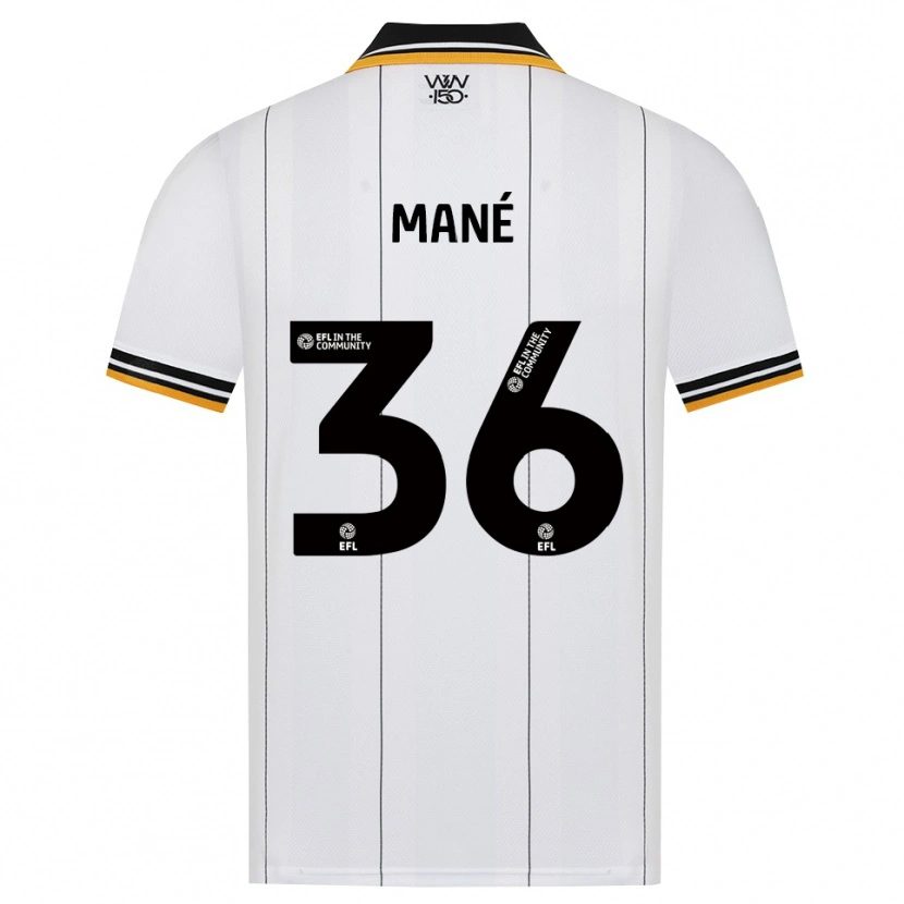 Danxen Kinder Mateus Mané #36 Orange Weiß Schwarz Auswärtstrikot Trikot 2026/27 T-Shirt