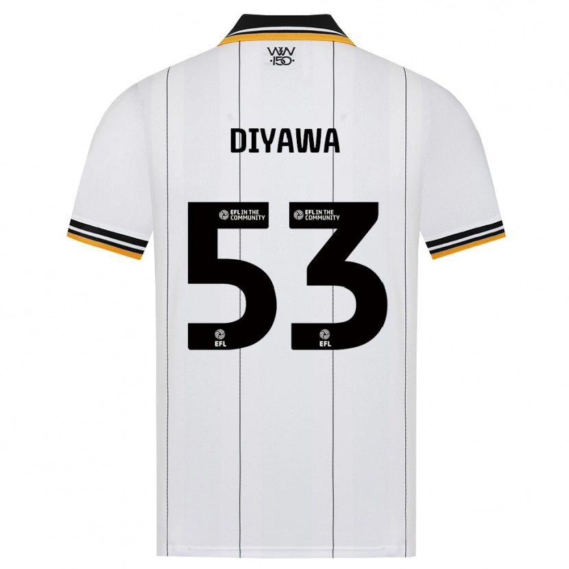 Danxen Kinder Aaron Keto Diyawa #53 Orange Weiß Schwarz Auswärtstrikot Trikot 2026/27 T-Shirt