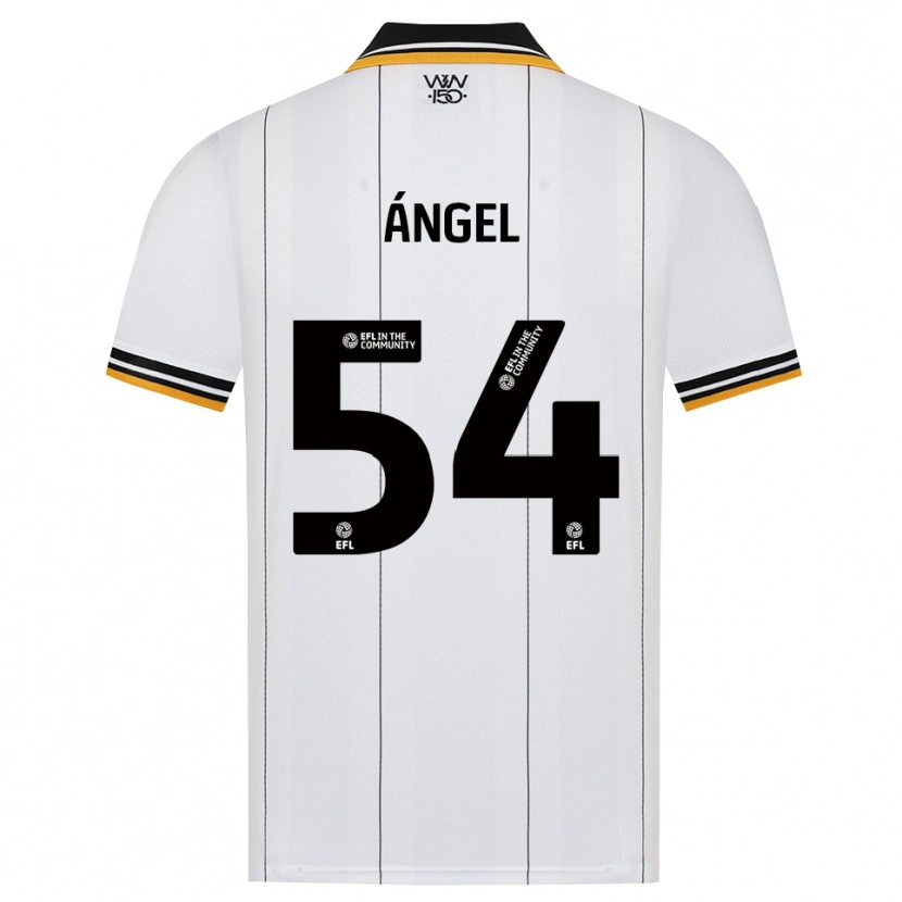Danxen Kinder Dani Ángel #54 Orange Weiß Schwarz Auswärtstrikot Trikot 2026/27 T-Shirt