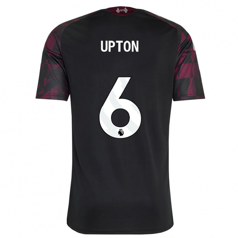 Danxen Kinder Joe Upton #6 Schwarz Weiß Violett Ausweichtrikot Trikot 2026/27 T-Shirt