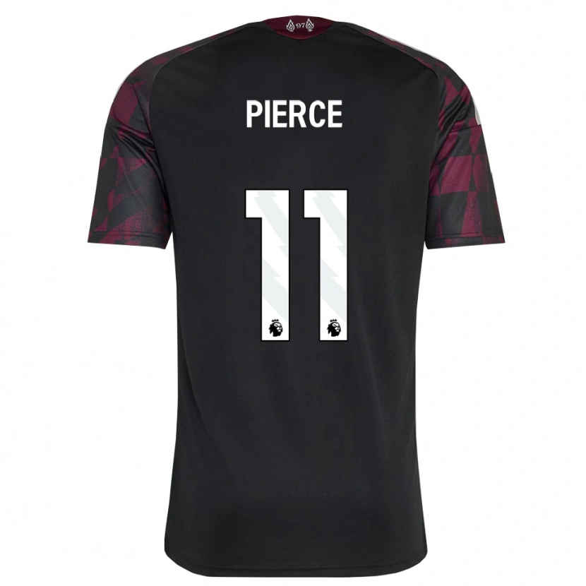 Danxen Kinder Alfie Pierce #11 Schwarz Weiß Violett Ausweichtrikot Trikot 2026/27 T-Shirt