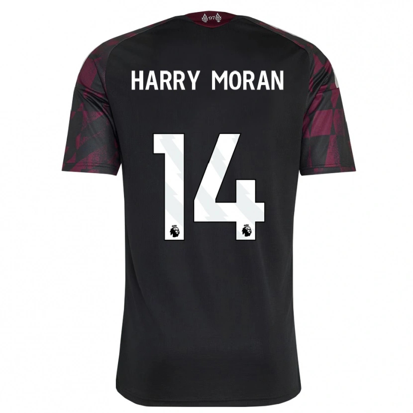 Danxen Kinder Harry Moran #14 Schwarz Weiß Violett Ausweichtrikot Trikot 2026/27 T-Shirt