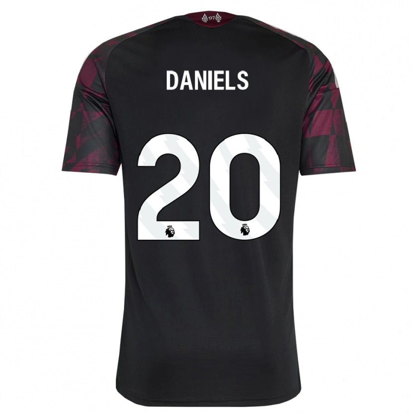 Danxen Kinder Yana Daniels #20 Schwarz Weiß Violett Ausweichtrikot Trikot 2026/27 T-Shirt