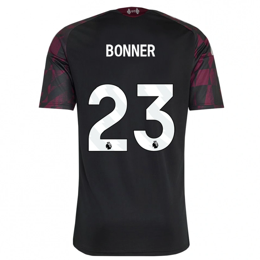 Danxen Kinder Gemma Bonner #23 Schwarz Weiß Violett Ausweichtrikot Trikot 2026/27 T-Shirt