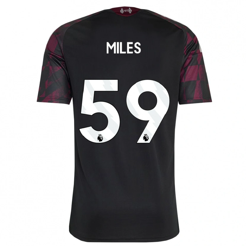 Danxen Kinder Terence Miles #59 Schwarz Weiß Violett Ausweichtrikot Trikot 2026/27 T-Shirt