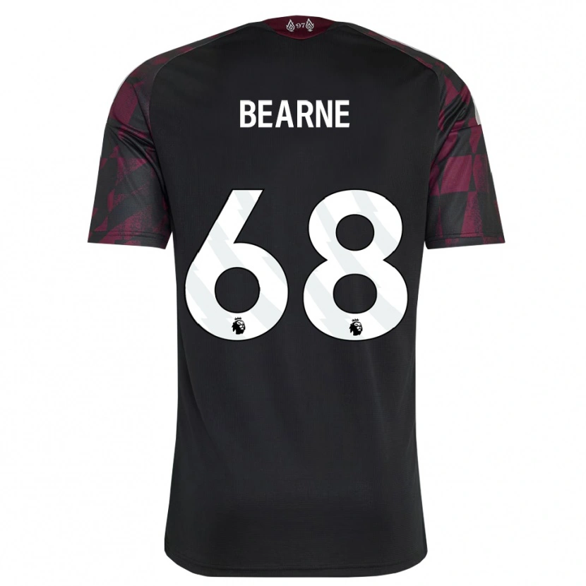 Danxen Kinder Jack Bearne #68 Schwarz Weiß Violett Ausweichtrikot Trikot 2026/27 T-Shirt