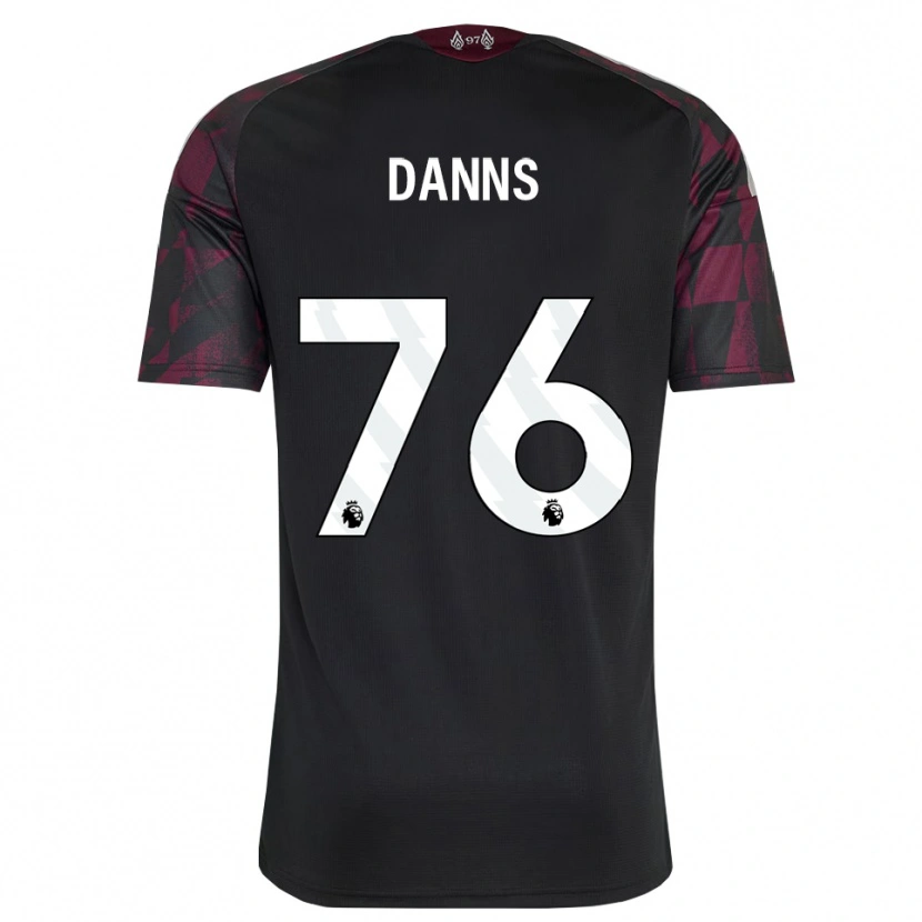 Danxen Kinder Jayden Danns #76 Schwarz Weiß Violett Ausweichtrikot Trikot 2026/27 T-Shirt