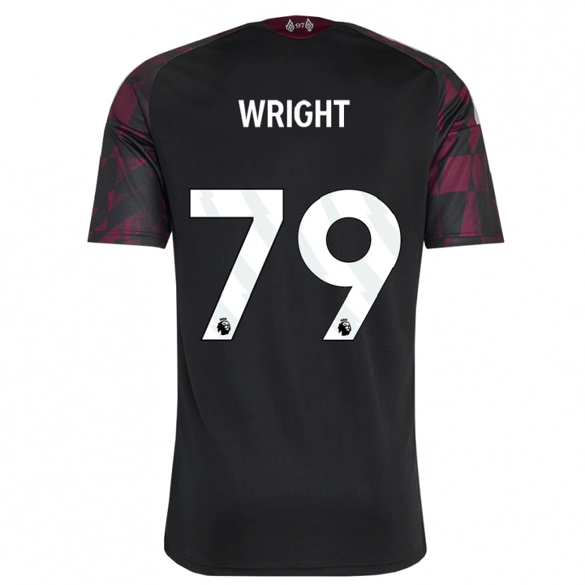 Danxen Kinder Will Wright #79 Schwarz Weiß Violett Ausweichtrikot Trikot 2026/27 T-Shirt