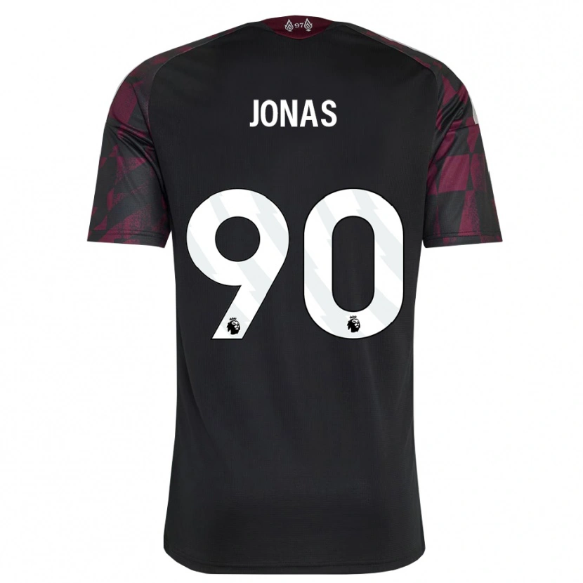 Danxen Kinder Lee Jonas #90 Schwarz Weiß Violett Ausweichtrikot Trikot 2026/27 T-Shirt