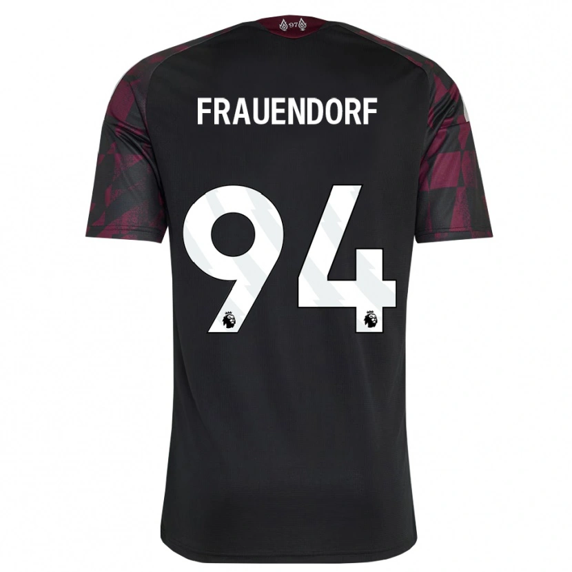Danxen Kinder Melkamu Frauendorf #94 Schwarz Weiß Violett Ausweichtrikot Trikot 2026/27 T-Shirt