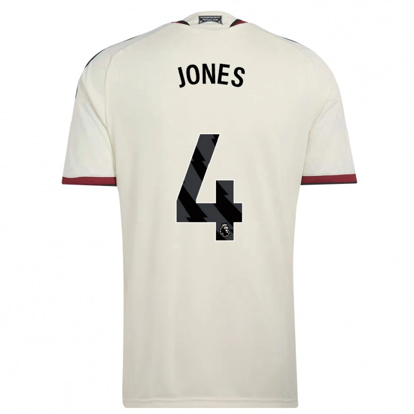 Danxen Kinder Phil Jones #4 Beige Schwarz Rot Ausweichtrikot Trikot 2026/27 T-Shirt