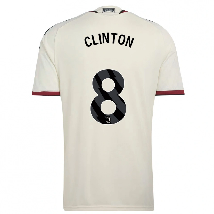 Danxen Kinder Grace Clinton #8 Beige Schwarz Rot Ausweichtrikot Trikot 2026/27 T-Shirt