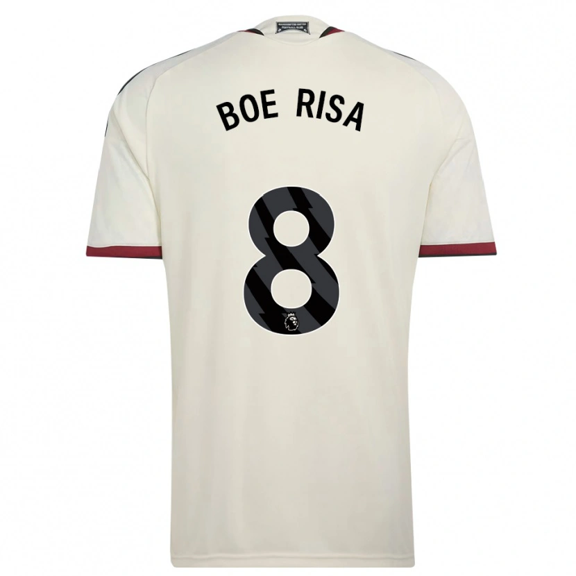Danxen Kinder Vilde Boe Risa #8 Beige Schwarz Rot Ausweichtrikot Trikot 2026/27 T-Shirt