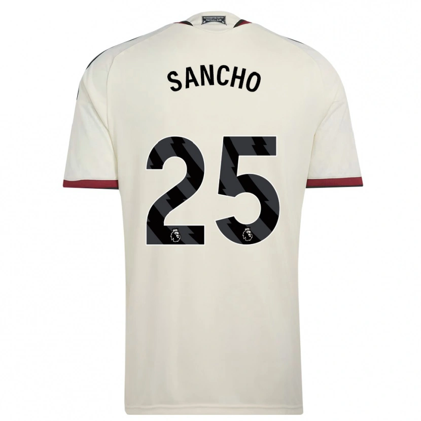 Danxen Kinder Jadon Sancho #25 Beige Schwarz Rot Ausweichtrikot Trikot 2026/27 T-Shirt