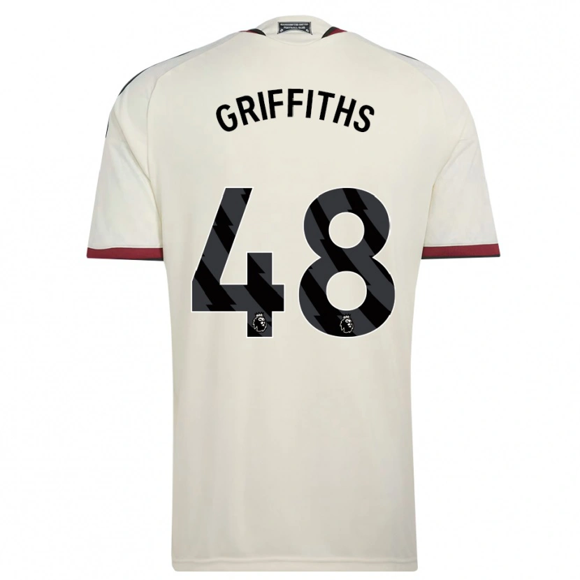Danxen Kinder Mared Griffiths #48 Beige Schwarz Rot Ausweichtrikot Trikot 2026/27 T-Shirt