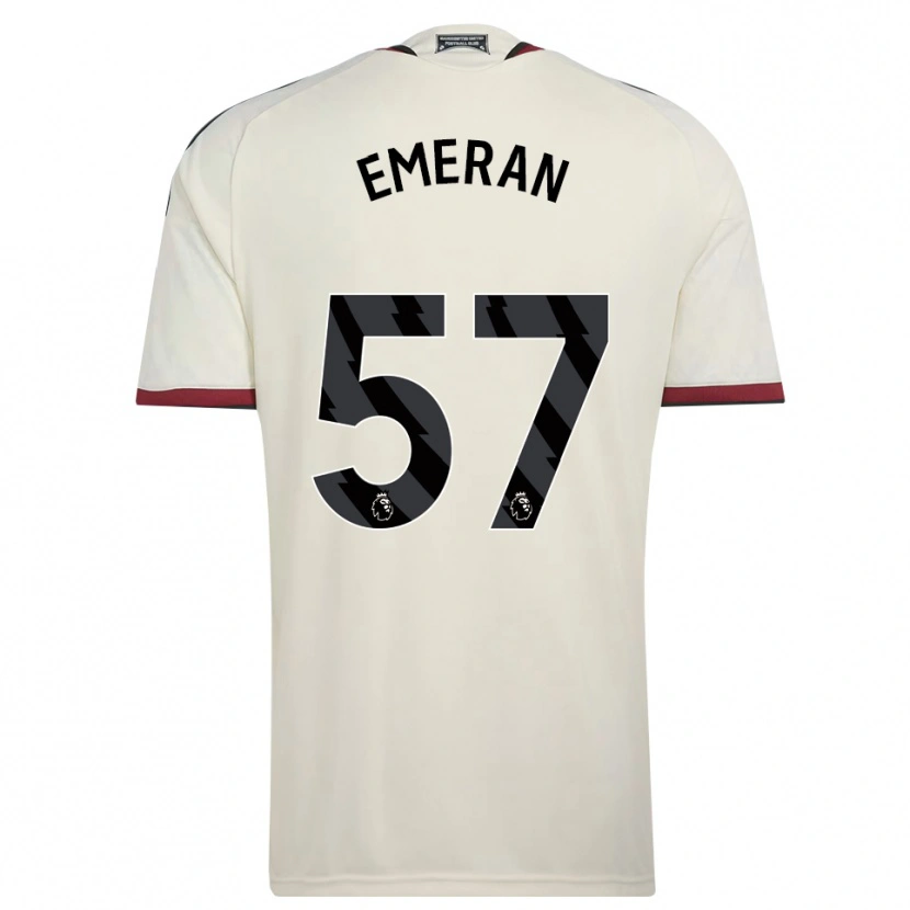 Danxen Kinder Noam Emeran #57 Beige Schwarz Rot Ausweichtrikot Trikot 2026/27 T-Shirt