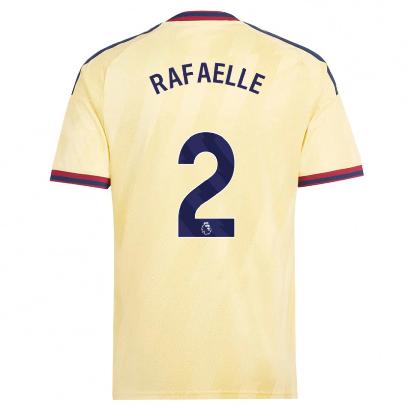 Danxen Kinder Rafaelle Souza #2 Hell Gelb Mitternachtsblau Ausweichtrikot Trikot 2026/27 T-Shirt