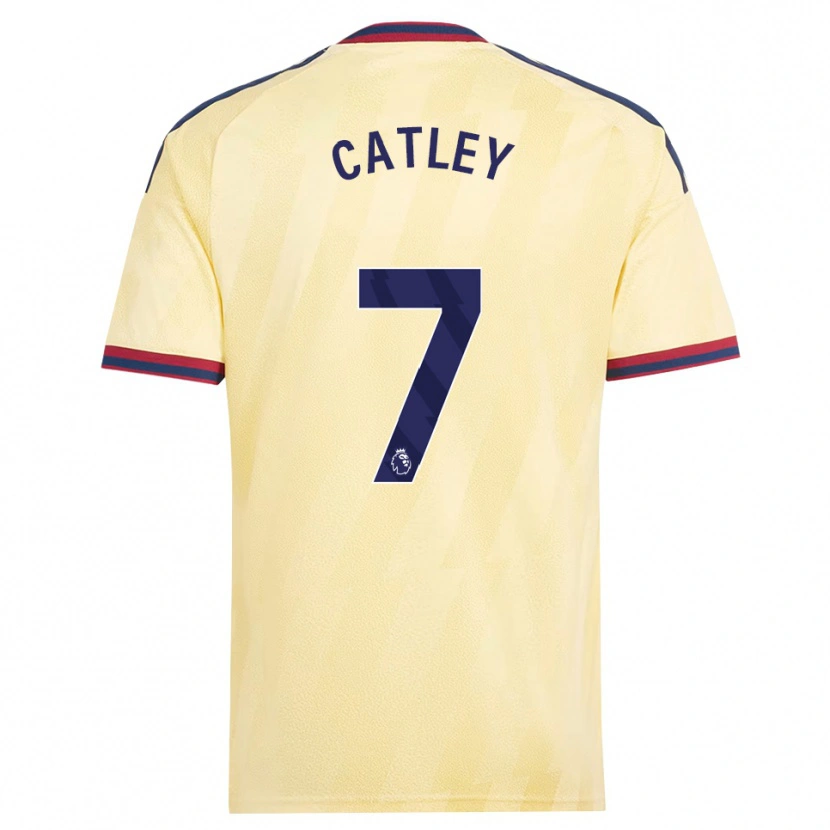 Danxen Kinder Stephanie Catley #7 Hell Gelb Mitternachtsblau Ausweichtrikot Trikot 2026/27 T-Shirt