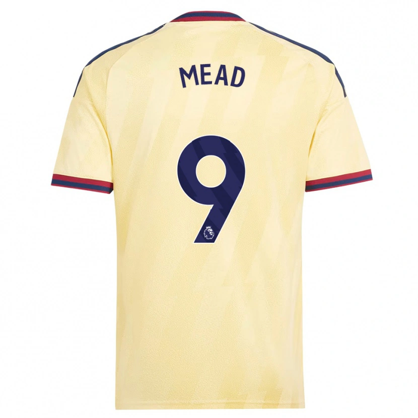 Danxen Kinder Beth Mead #9 Hell Gelb Mitternachtsblau Ausweichtrikot Trikot 2026/27 T-Shirt