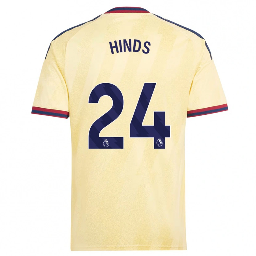 Danxen Kinder Taylor Hinds #24 Hell Gelb Mitternachtsblau Ausweichtrikot Trikot 2026/27 T-Shirt