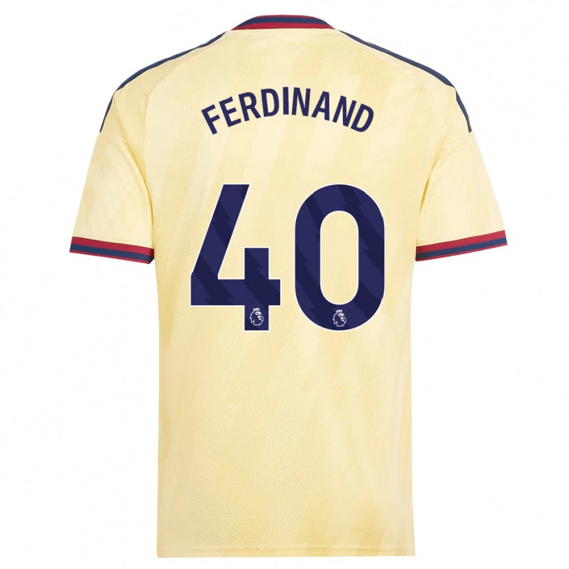 Danxen Kinder Seb Ferdinand #40 Hell Gelb Mitternachtsblau Ausweichtrikot Trikot 2026/27 T-Shirt