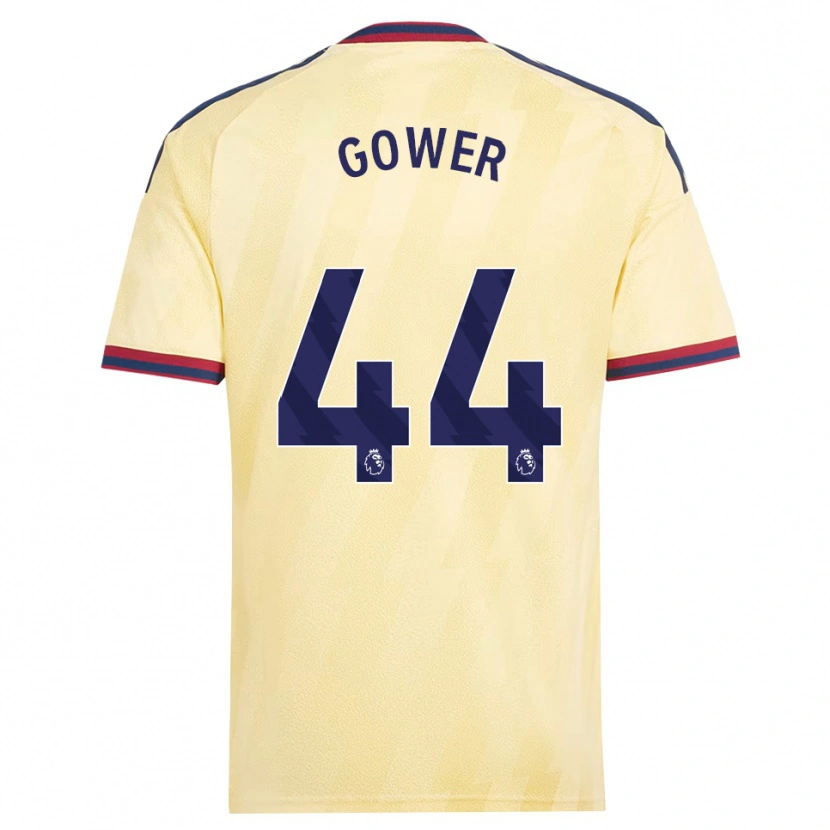Danxen Kinder Jimi Gower #44 Hell Gelb Mitternachtsblau Ausweichtrikot Trikot 2026/27 T-Shirt