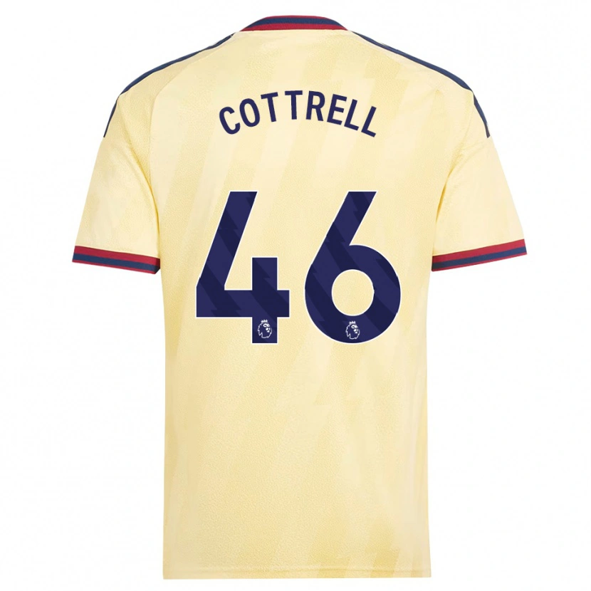 Danxen Kinder Ben Cottrell #46 Hell Gelb Mitternachtsblau Ausweichtrikot Trikot 2026/27 T-Shirt