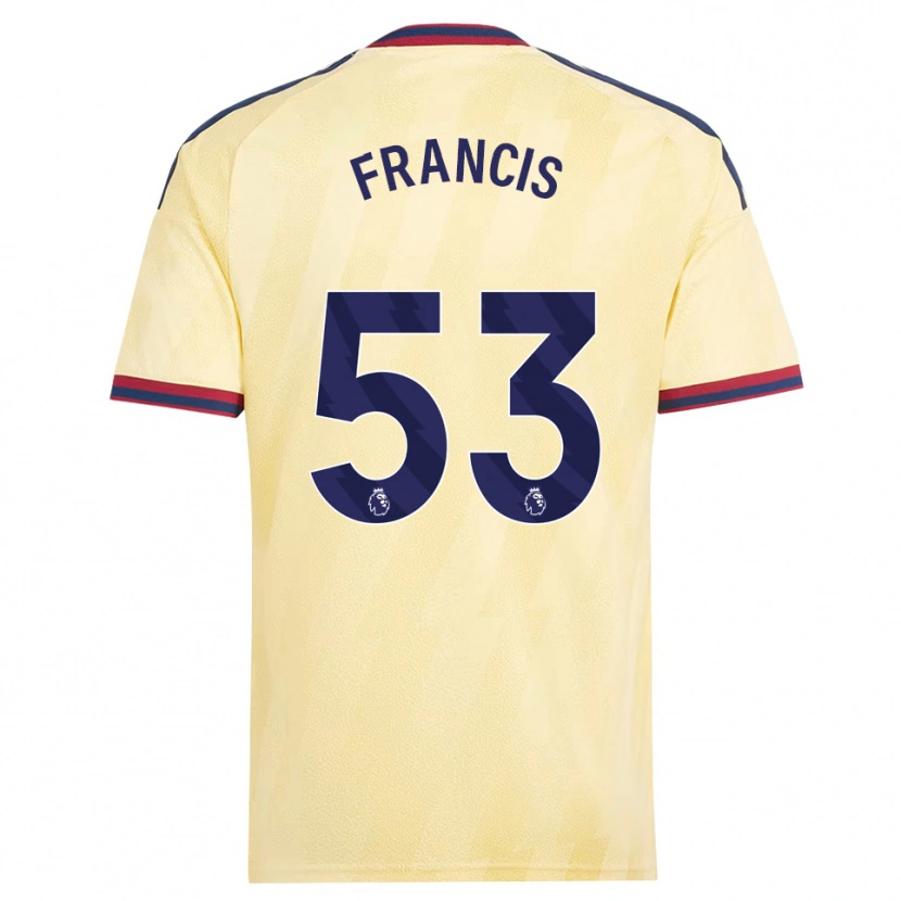 Danxen Kinder Jack Henry Francis #53 Hell Gelb Mitternachtsblau Ausweichtrikot Trikot 2026/27 T-Shirt