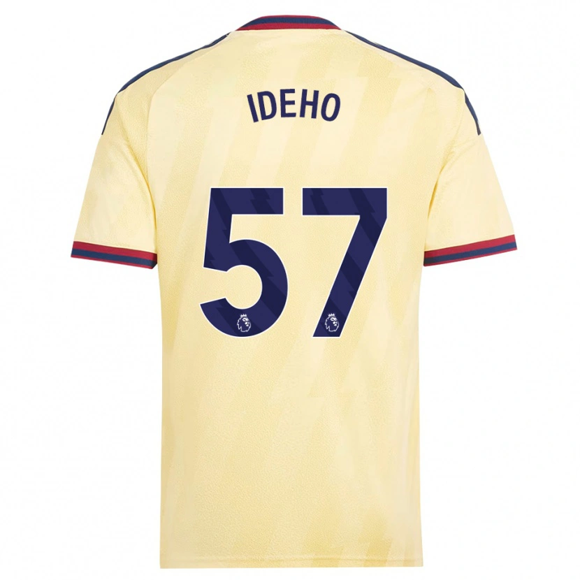 Danxen Kinder Joel Ideho #57 Hell Gelb Mitternachtsblau Ausweichtrikot Trikot 2026/27 T-Shirt