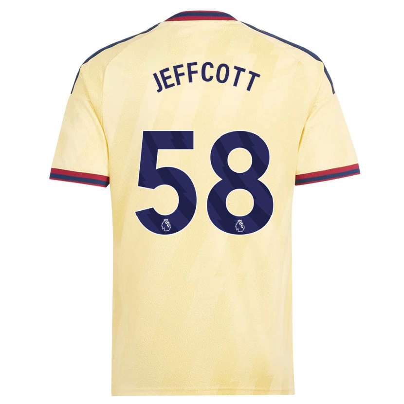 Danxen Kinder Henry Jeffcott #58 Hell Gelb Mitternachtsblau Ausweichtrikot Trikot 2026/27 T-Shirt