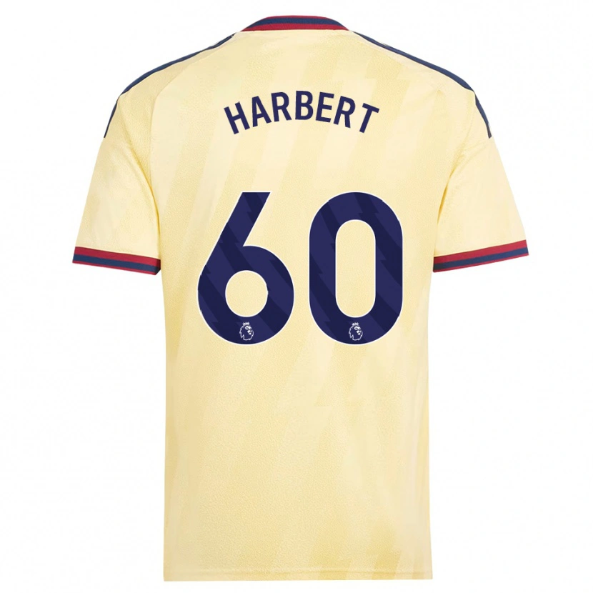 Danxen Kinder Laila Harbert #60 Hell Gelb Mitternachtsblau Ausweichtrikot Trikot 2026/27 T-Shirt