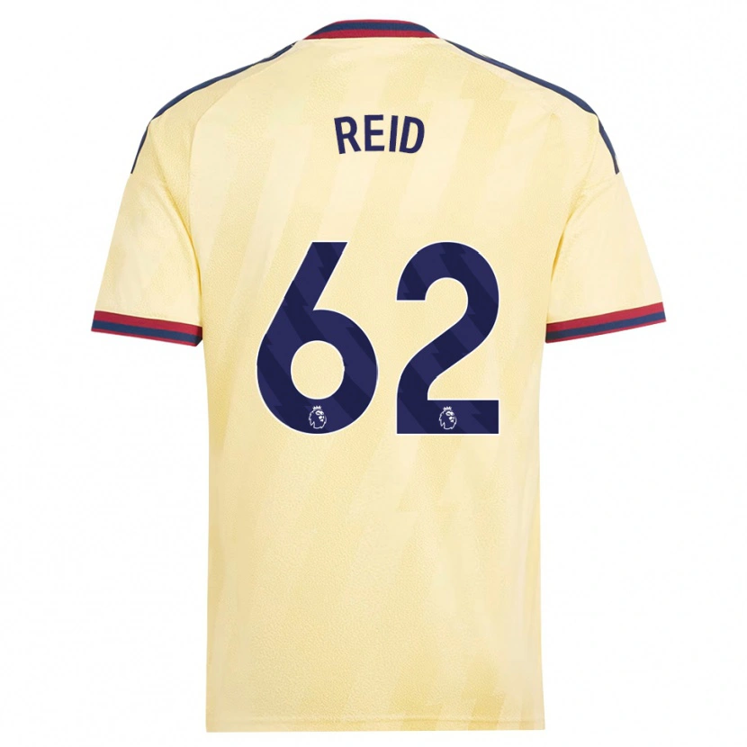 Danxen Kinder Katie Reid #62 Hell Gelb Mitternachtsblau Ausweichtrikot Trikot 2026/27 T-Shirt