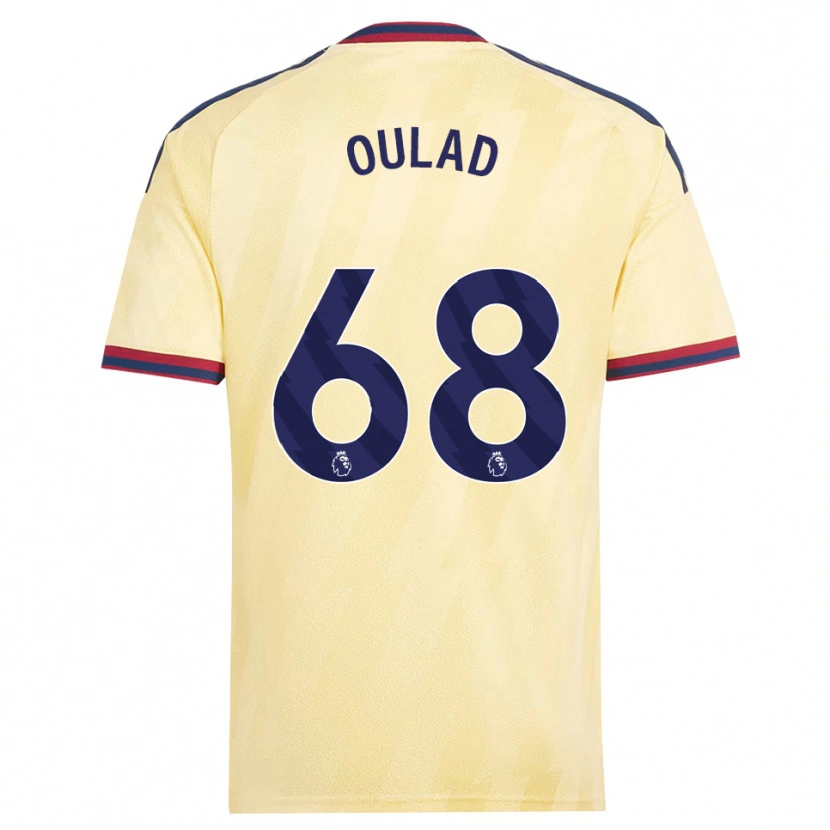 Danxen Kinder Salah-Eddine Oulad M'hand #68 Hell Gelb Mitternachtsblau Ausweichtrikot Trikot 2026/27 T-Shirt