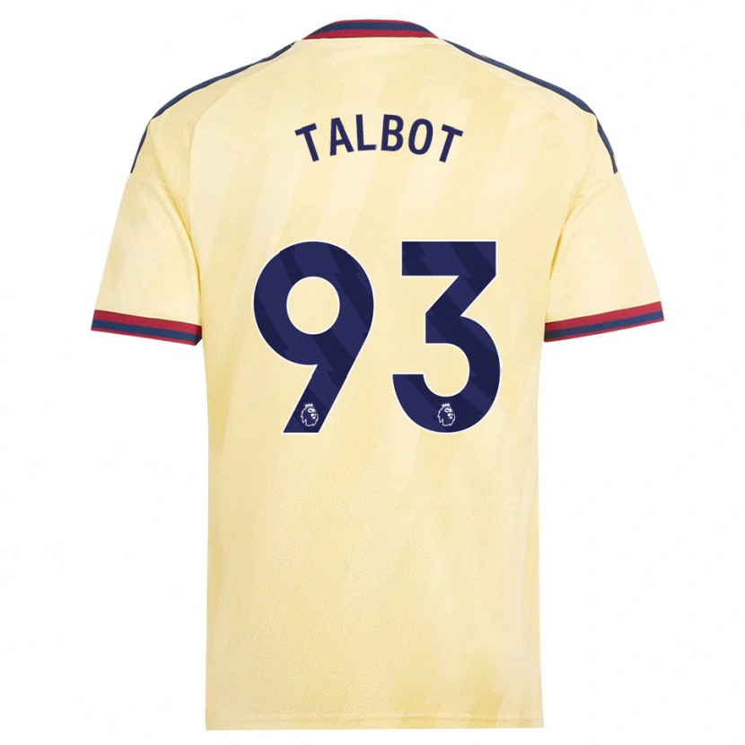 Danxen Kinder Jack Talbot #93 Hell Gelb Mitternachtsblau Ausweichtrikot Trikot 2026/27 T-Shirt