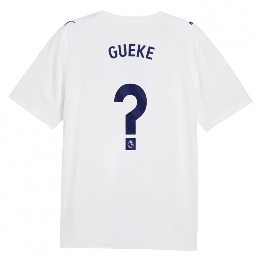 Danxen Kinder William Gueke #0 Marineweiß Ausweichtrikot Trikot 2026/27 T-Shirt