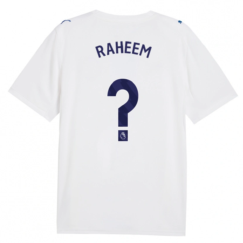 Danxen Kinder Tolani Raheem #0 Marineweiß Ausweichtrikot Trikot 2026/27 T-Shirt