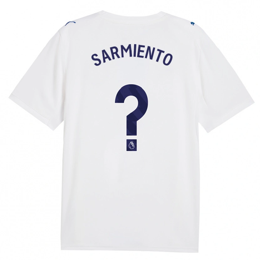 Danxen Kinder Darío Sarmiento #0 Marineweiß Ausweichtrikot Trikot 2026/27 T-Shirt